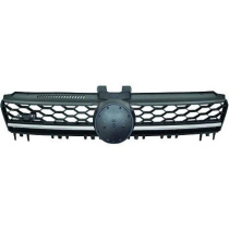 VW GOLF MK7 12-17 Honeycomb Svart/Krom Sportgrill GTD-Look DIEDERICHS